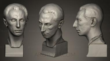 Busts and heads antique and historical (BUSTA_0001) 3D model for CNC machine